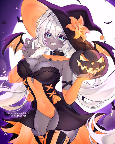 Pumpkin Spicy Lily Witch